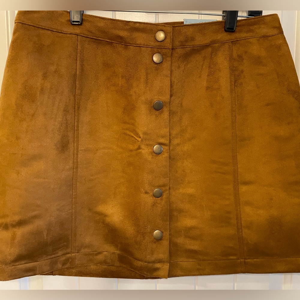 Women’s Old Navy Tan Suede Skirt
